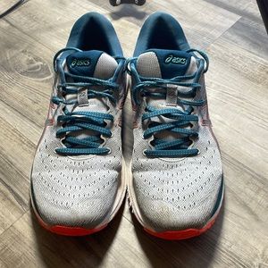 Asics Mens Gel Cumulus 22 1011A862 Gray Running Shoes Sneakers Size 10.5